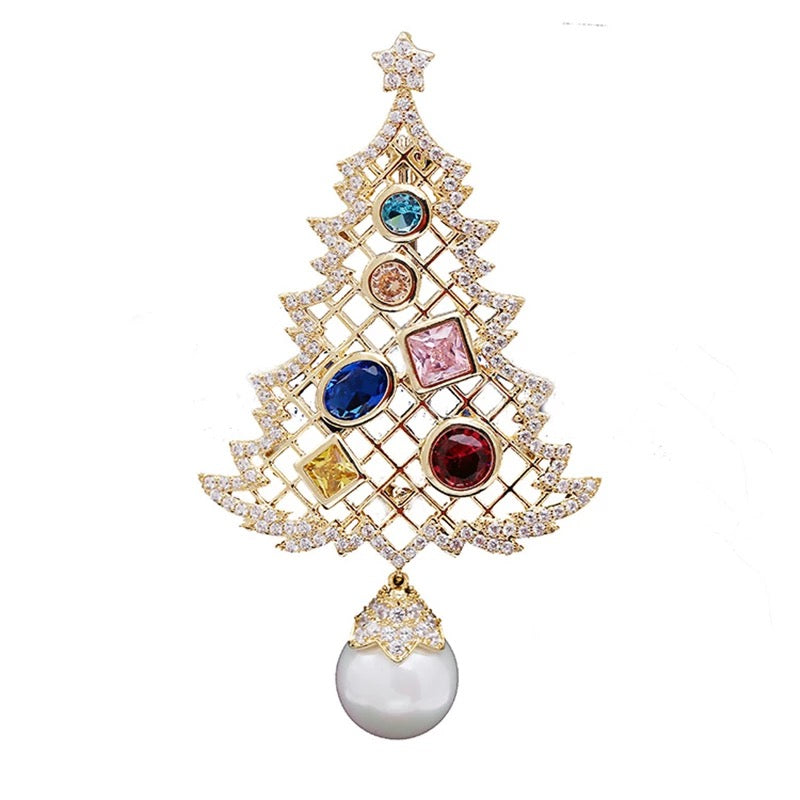 Christmas Tree Brooch