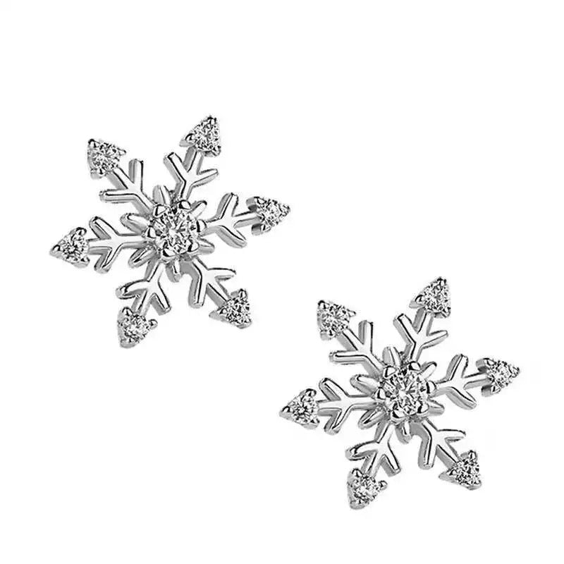 ZARD Snowflake Stud Earrings