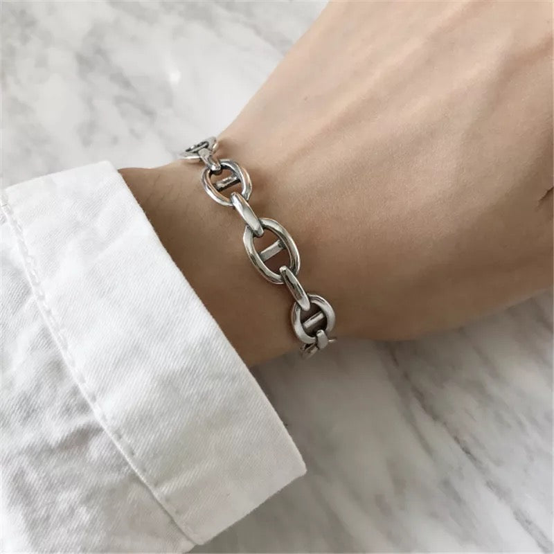 Chain Link Cuff Bangle