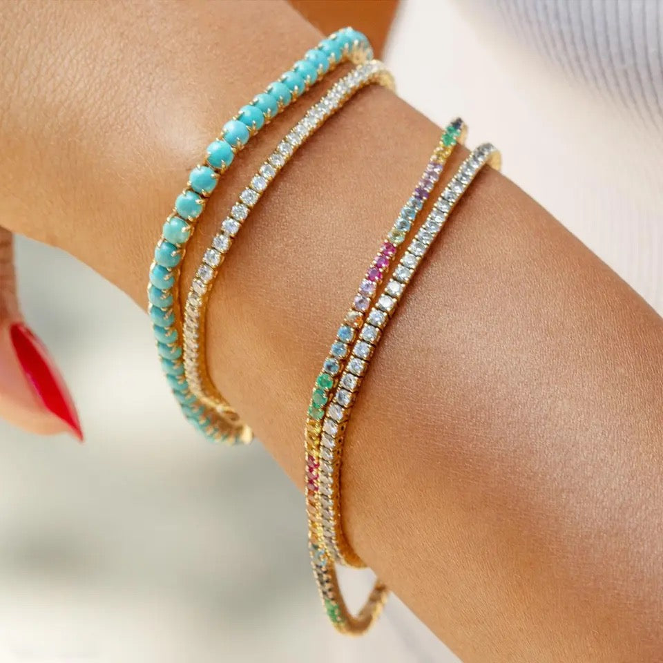 Turquoise Tennis Bracelet