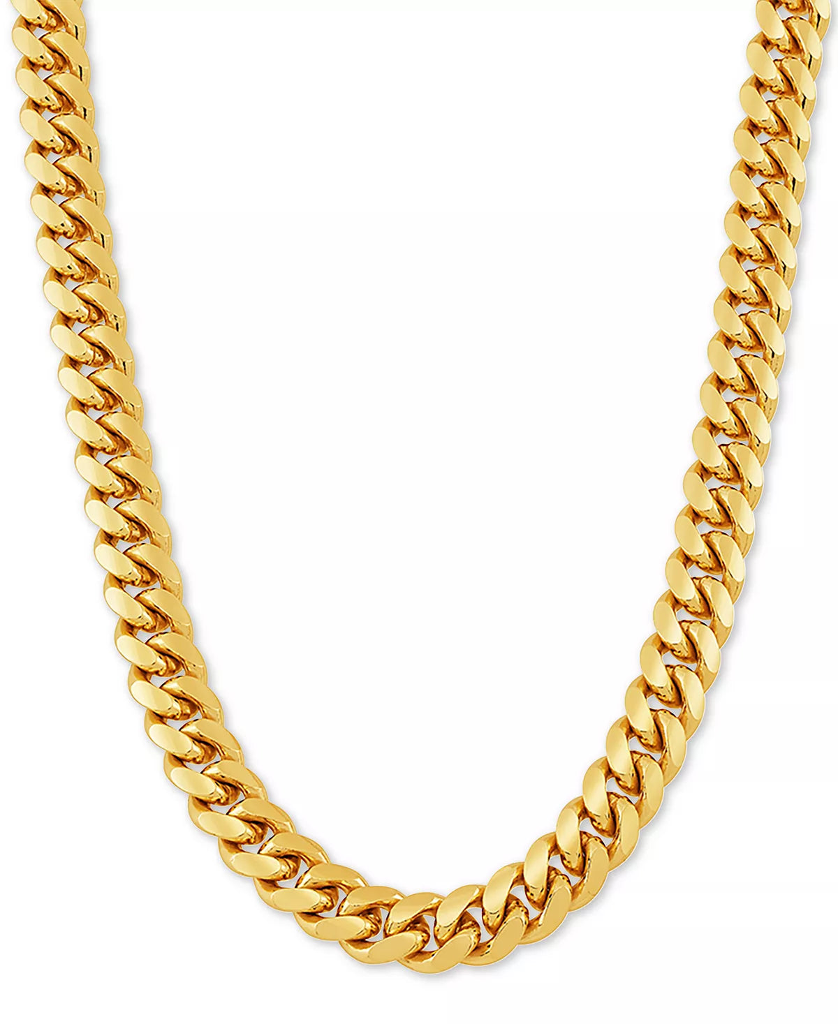 22" Miami Cuban Chain In 18k Yellow Gold