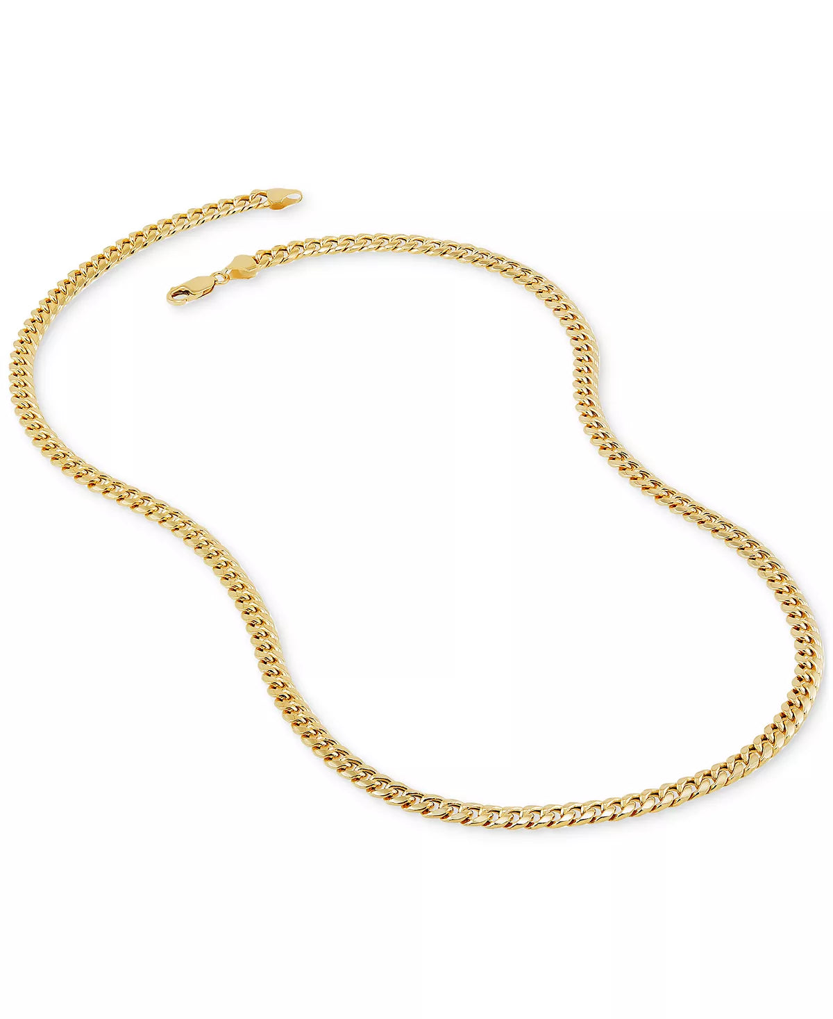 22" Miami Cuban Chain In 18k Yellow Gold