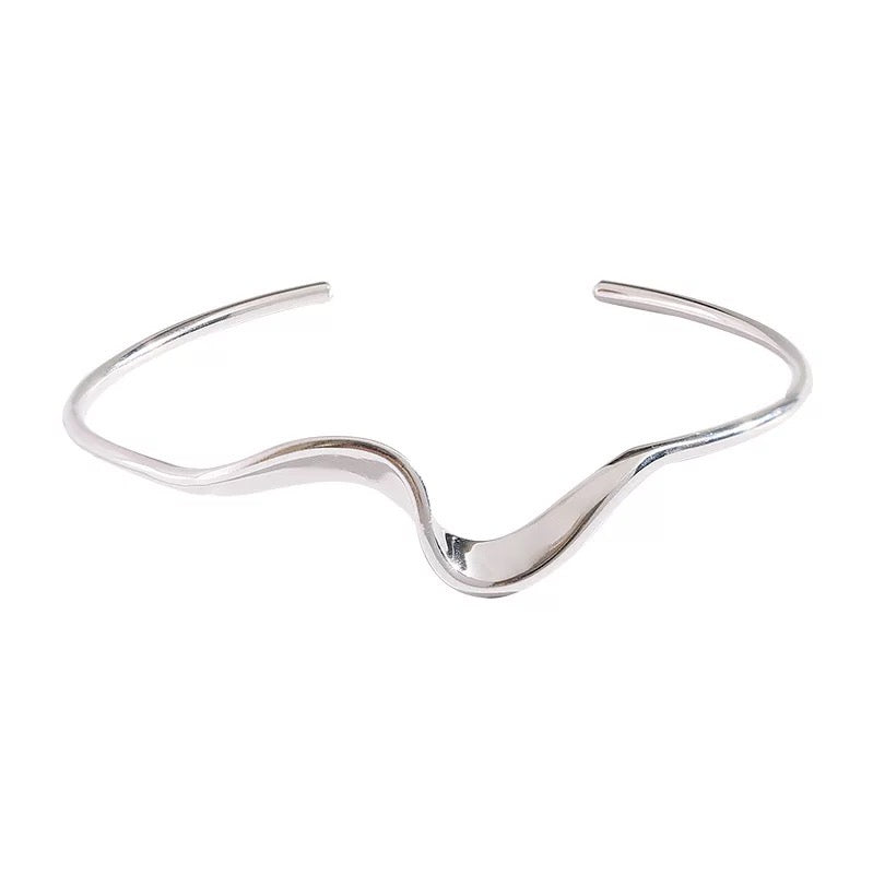 Wavy Designe Cuff Bracelet