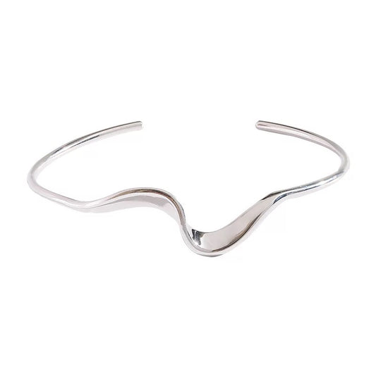 Wavy Designe Cuff Bracelet