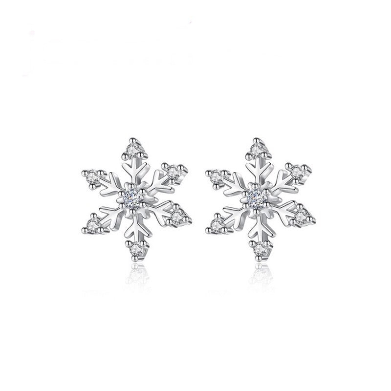 ZARD Snowflake Stud Earrings