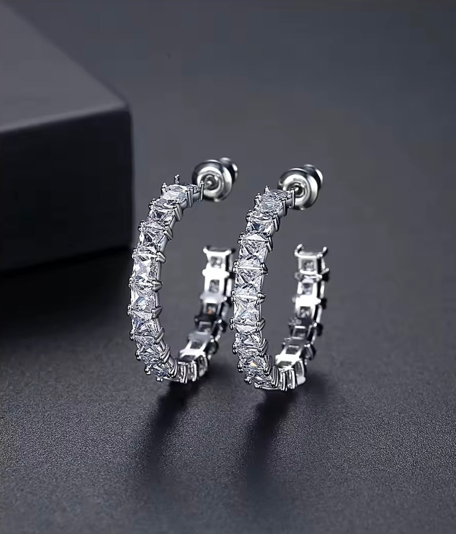 Open Hoop Earrings