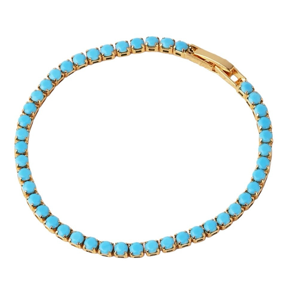 Turquoise Tennis Bracelet